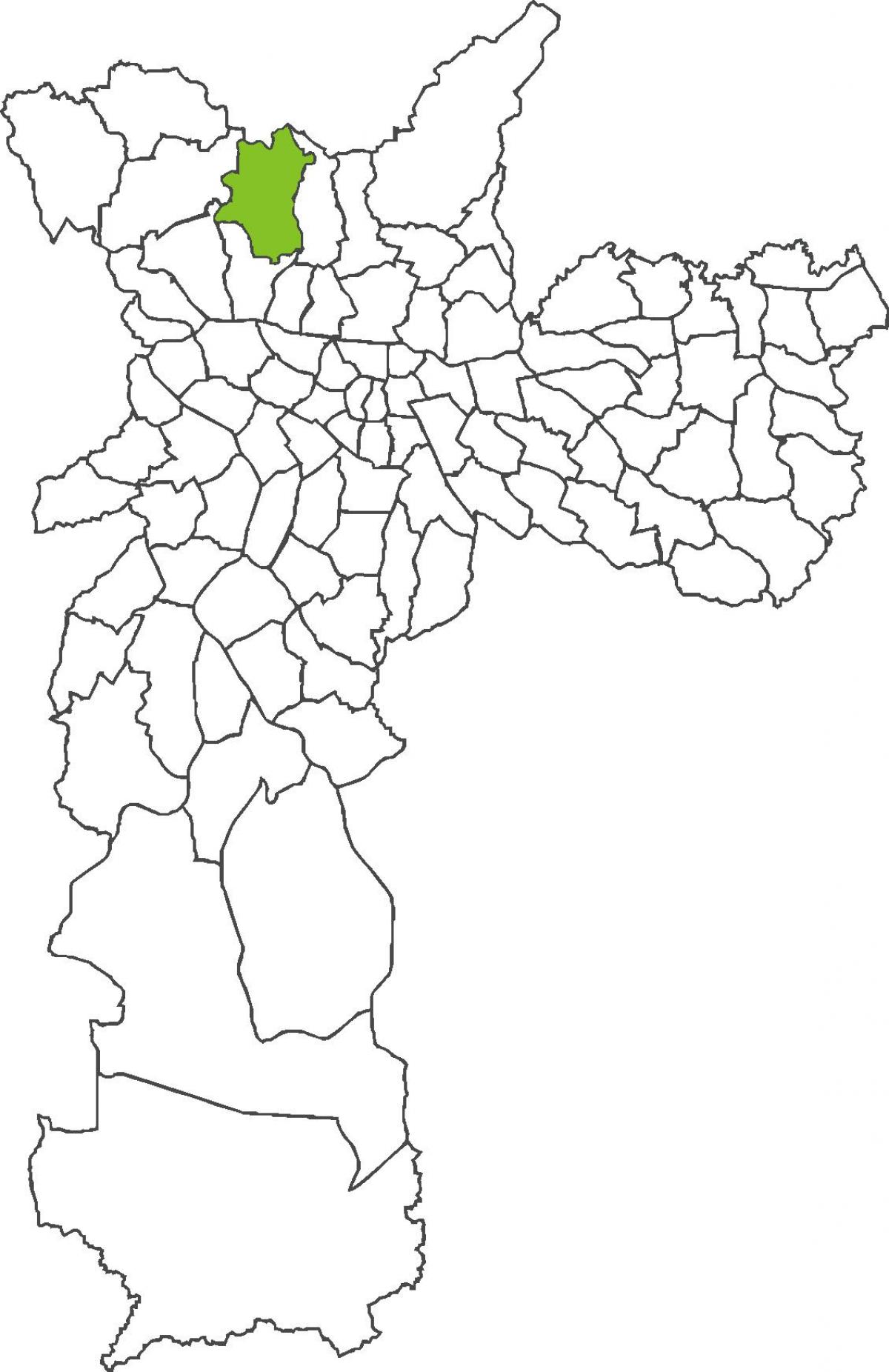 মানচিত্র Brasilândia জেলা