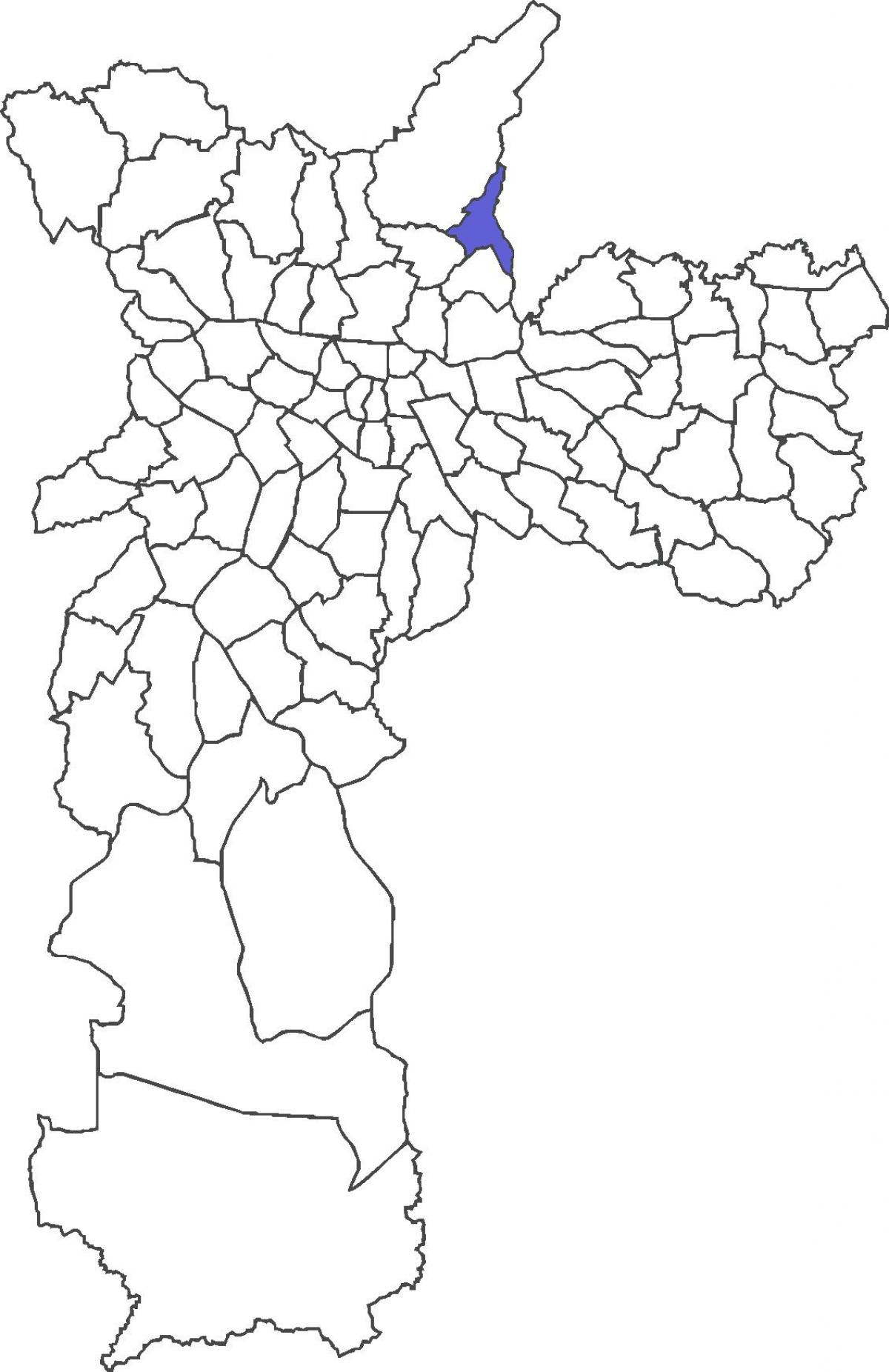 মানচিত্র Jaçanã জেলা