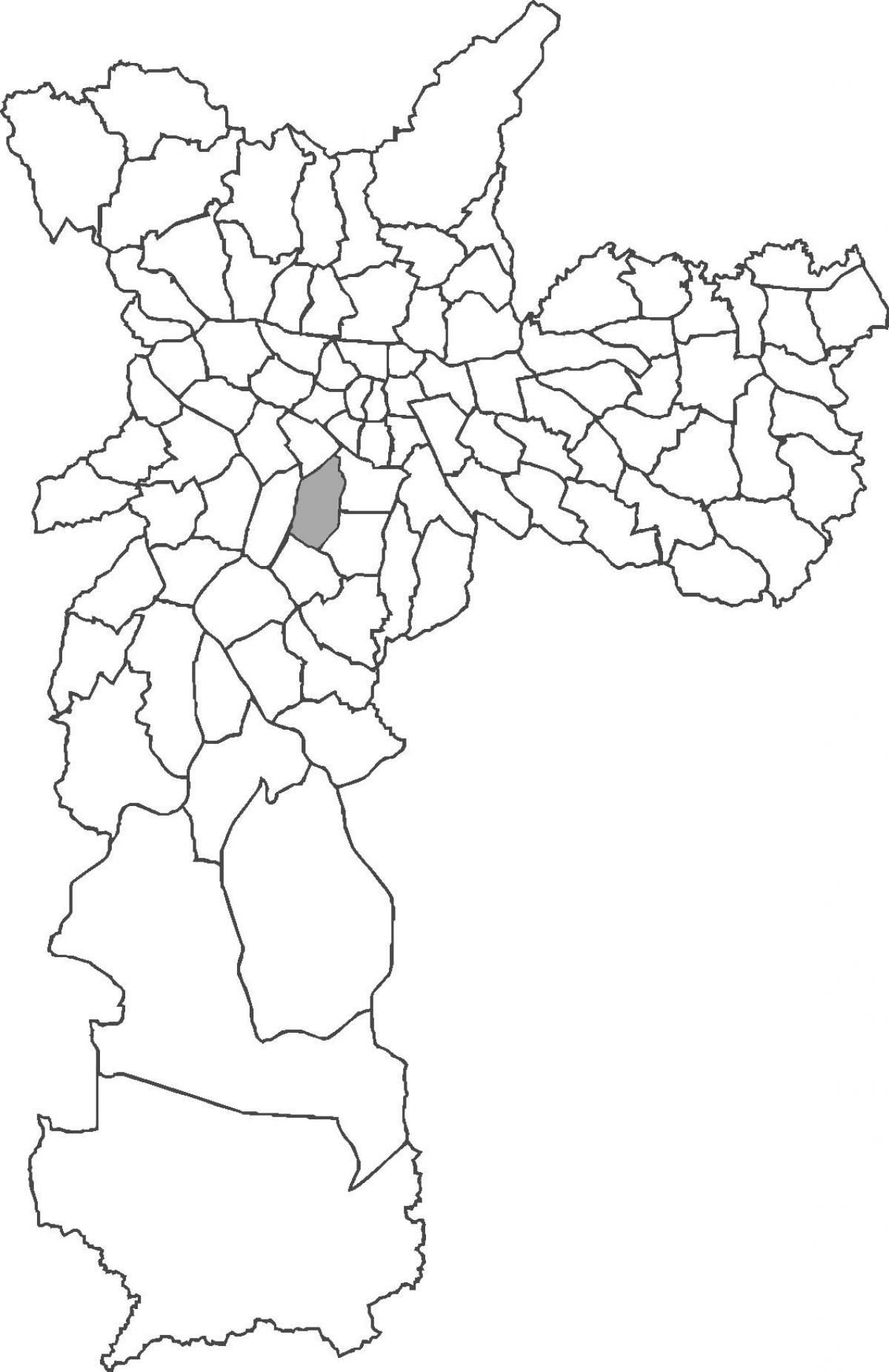 মানচিত্র Moema জেলা