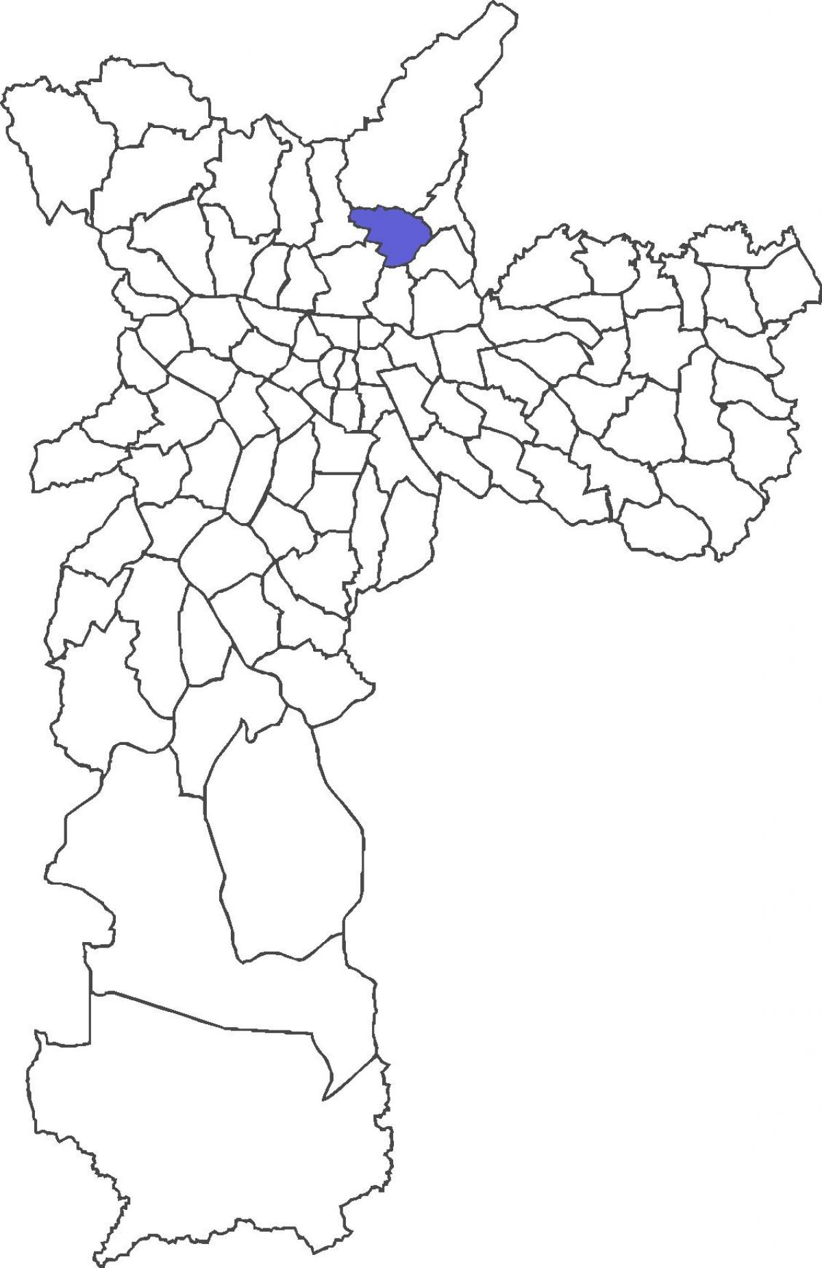মানচিত্র Tucuruvi জেলা