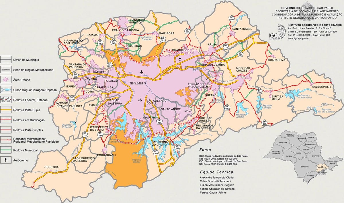 মানচিত্র, আলোকচিত্র মহান সাও পাওলো