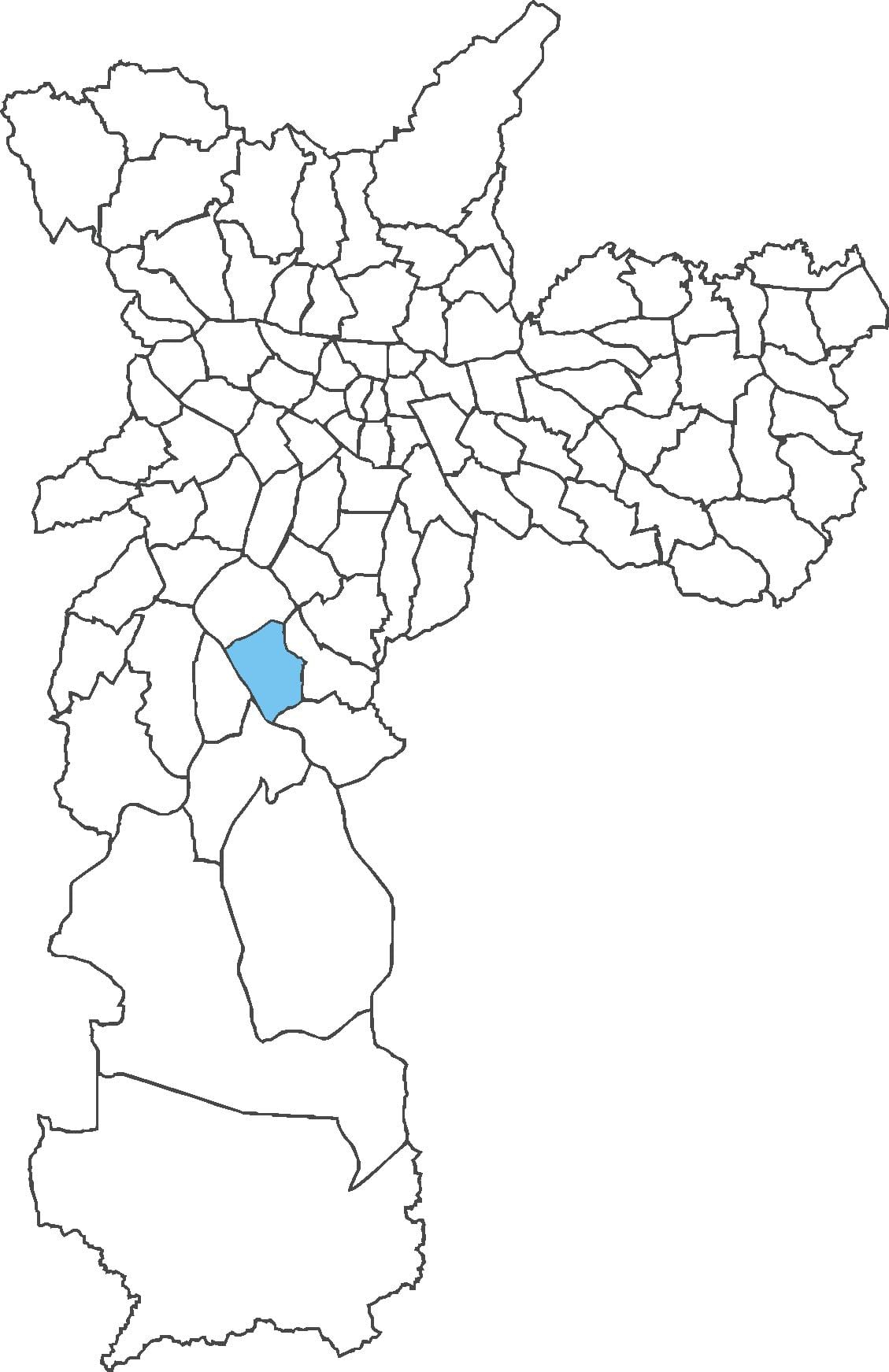 মানচিত্র ক্যাম্পো গ্র্যান্ডে জেলা