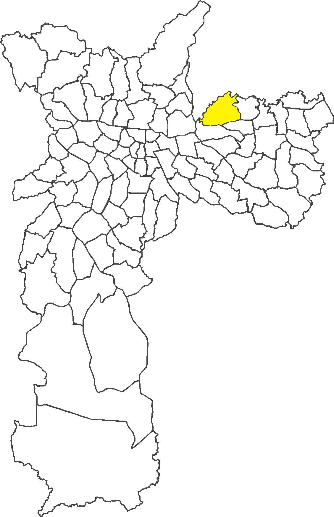 মানচিত্র Cangaíba জেলা