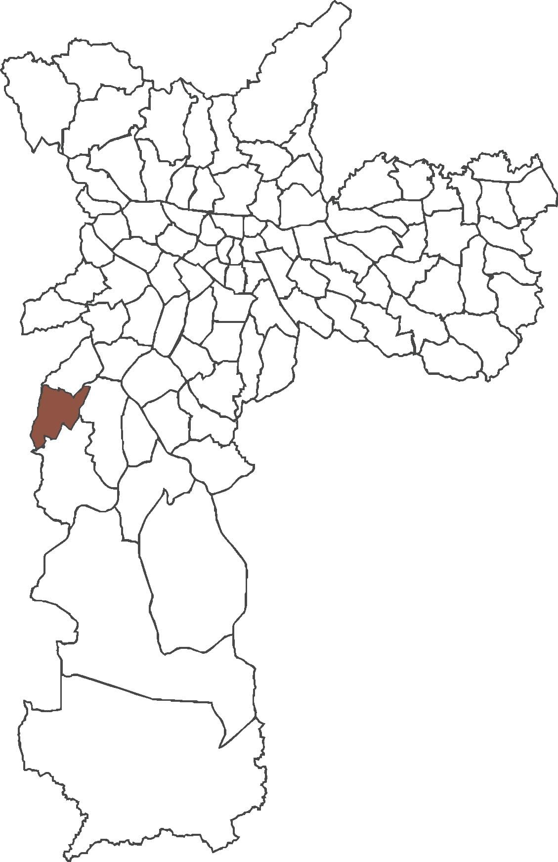মানচিত্র Capão Redondo জেলা