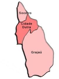মানচিত্র Capela do Socorro উপ-প্রিফেকচার