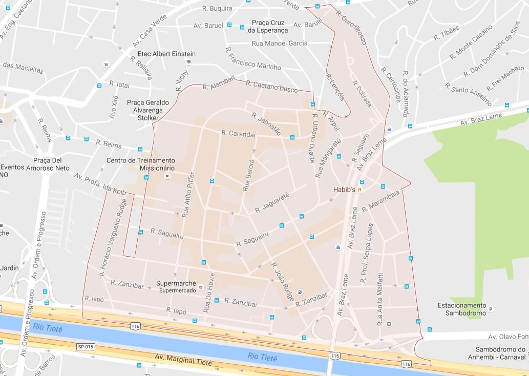 মানচিত্র এর Casa Verde সাও পাওলো