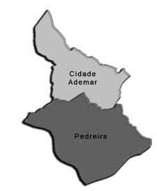 মানচিত্র এর Cidade Ademar উপ-প্রিফেকচার