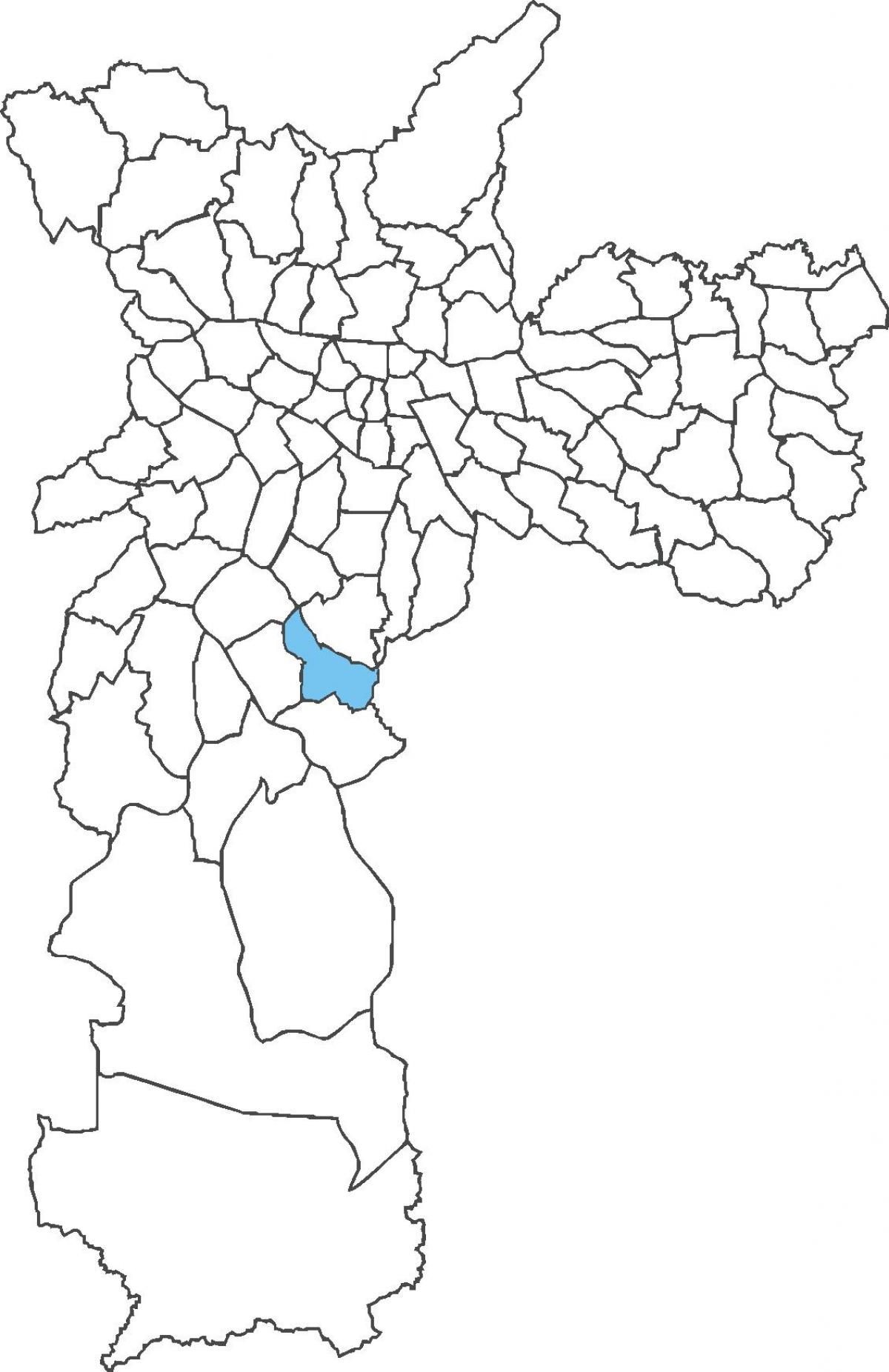 মানচিত্র এর Cidade Ademar জেলা