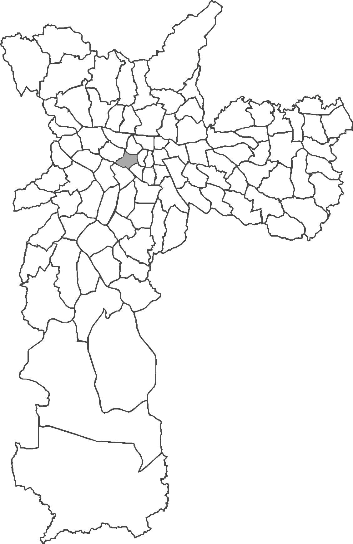 মানচিত্র Consolação জেলা