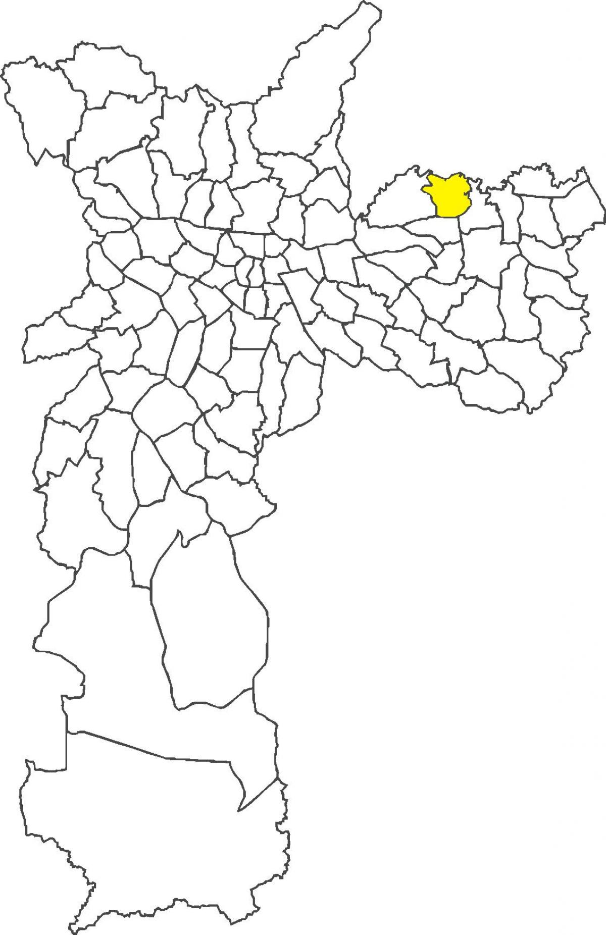 মানচিত্র Ermelino Matarazzo জেলা