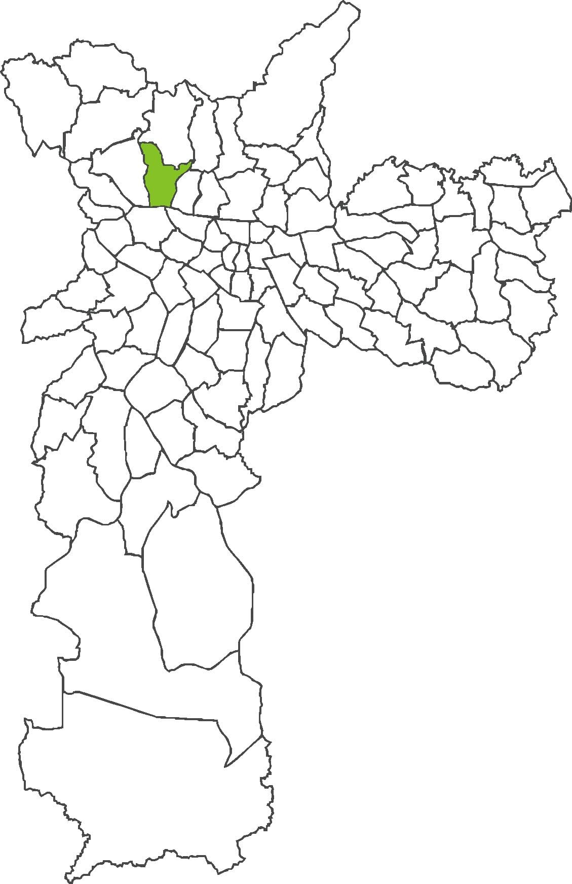 মানচিত্র Freguesia না Ó জেলা