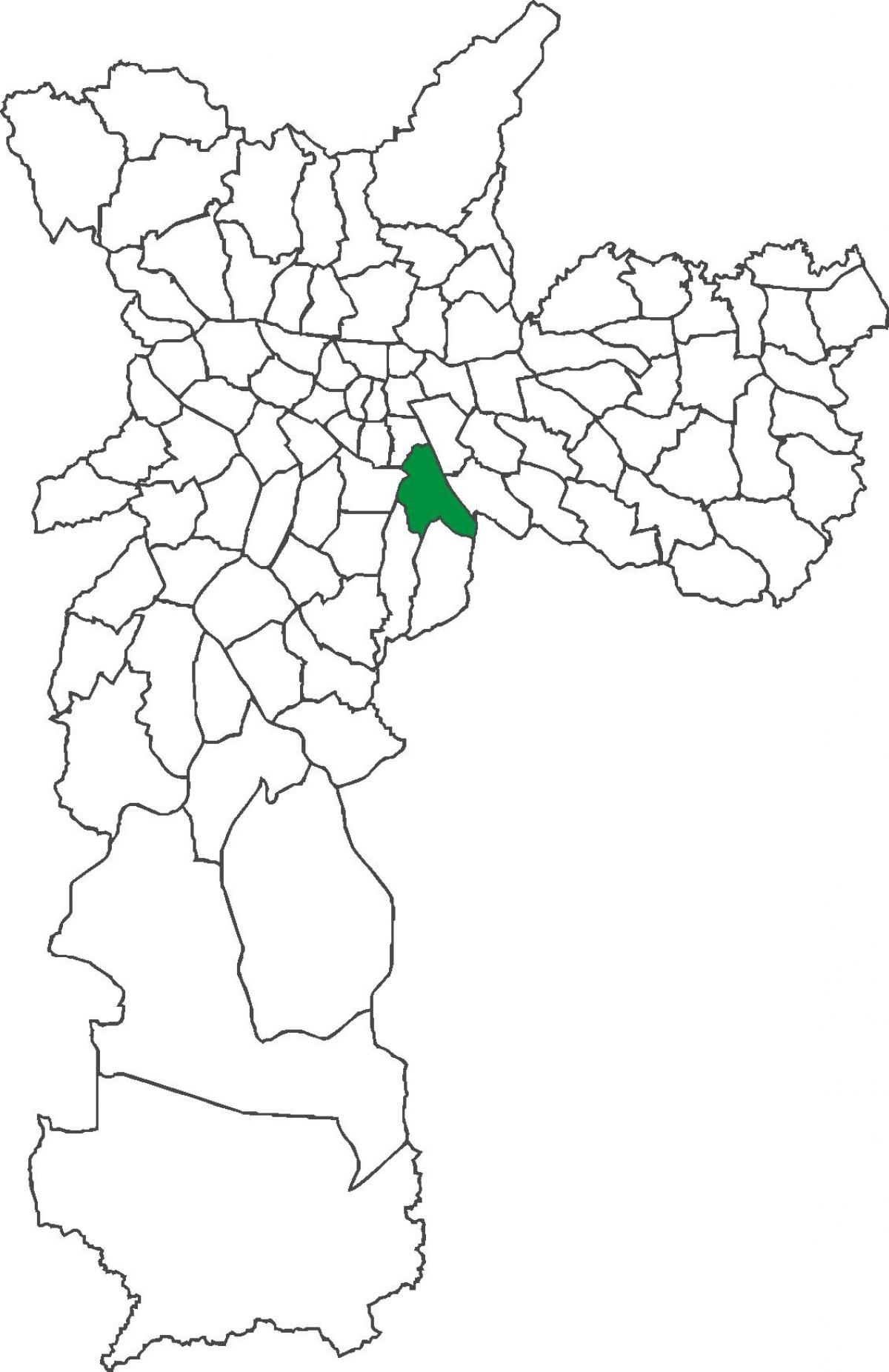 মানচিত্র এর Ipiranga জেলা