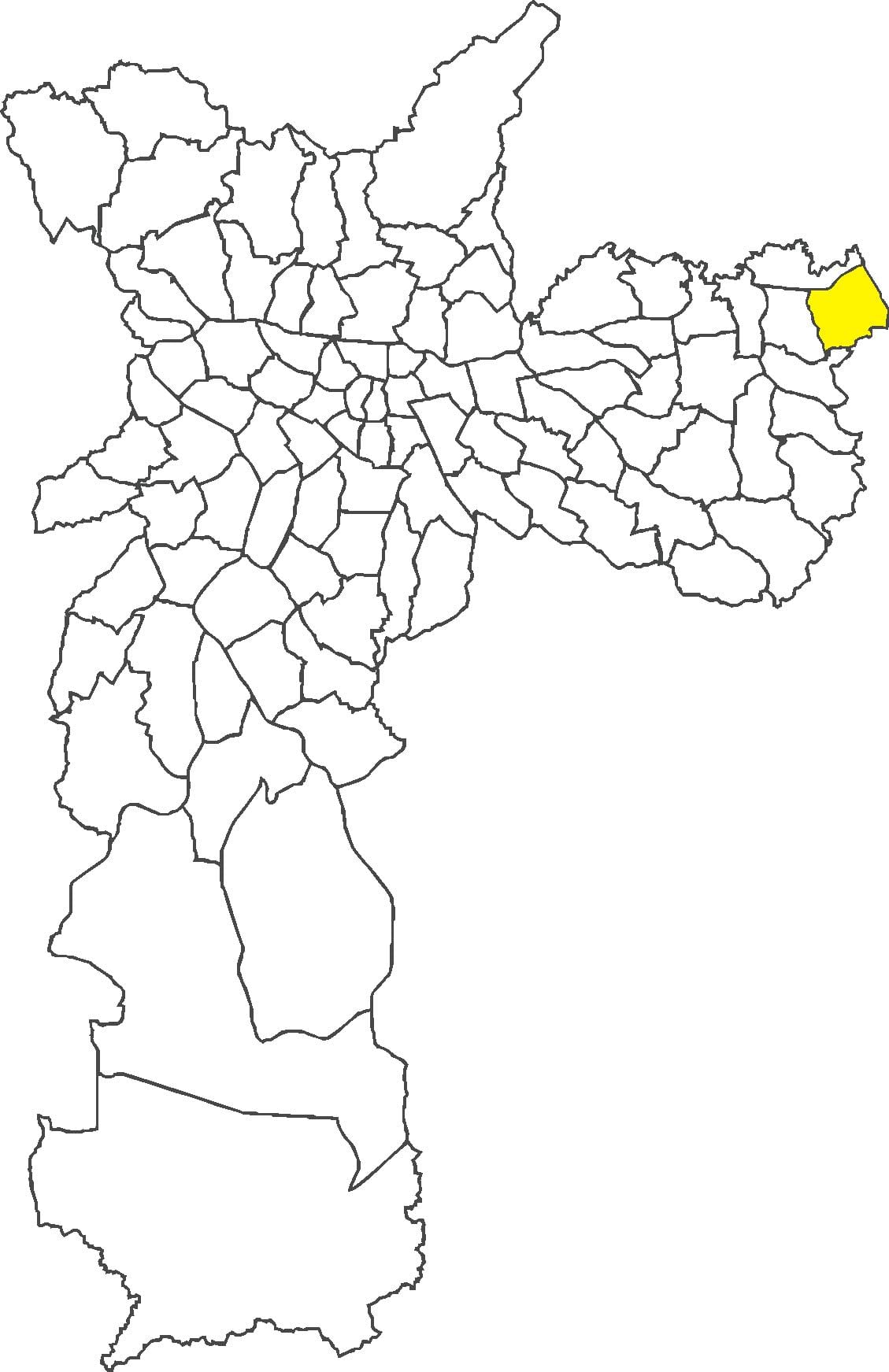 মানচিত্র, Itaim Paulista জেলা