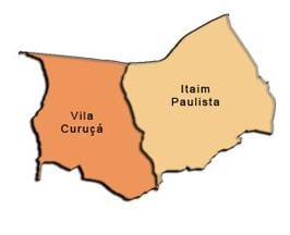 মানচিত্র, Itaim Paulista - Vila Curuçá উপ-প্রিফেকচার