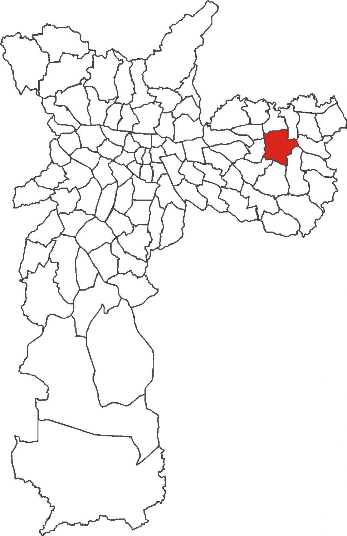 মানচিত্র Itaquera জেলা