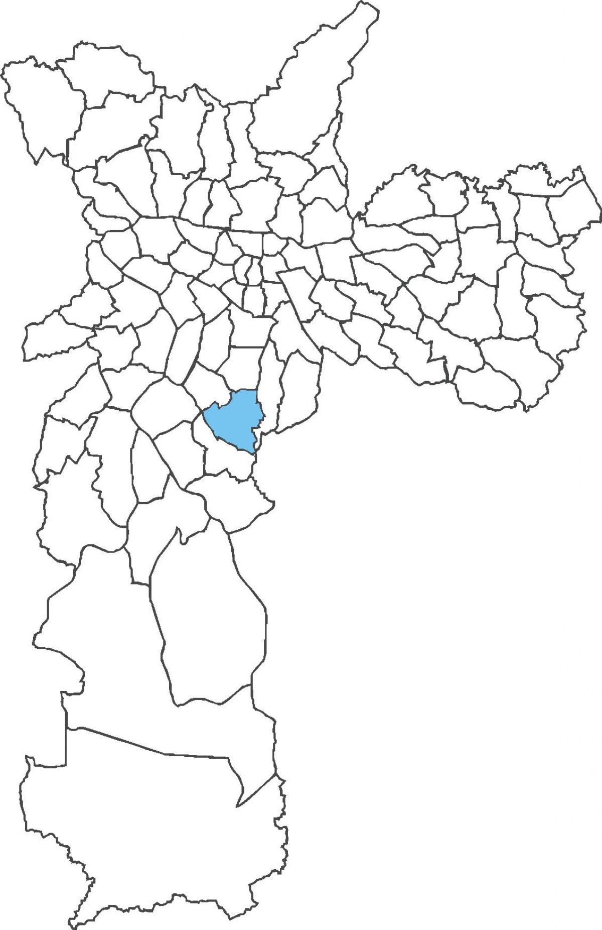 মানচিত্র Jabaquara জেলা