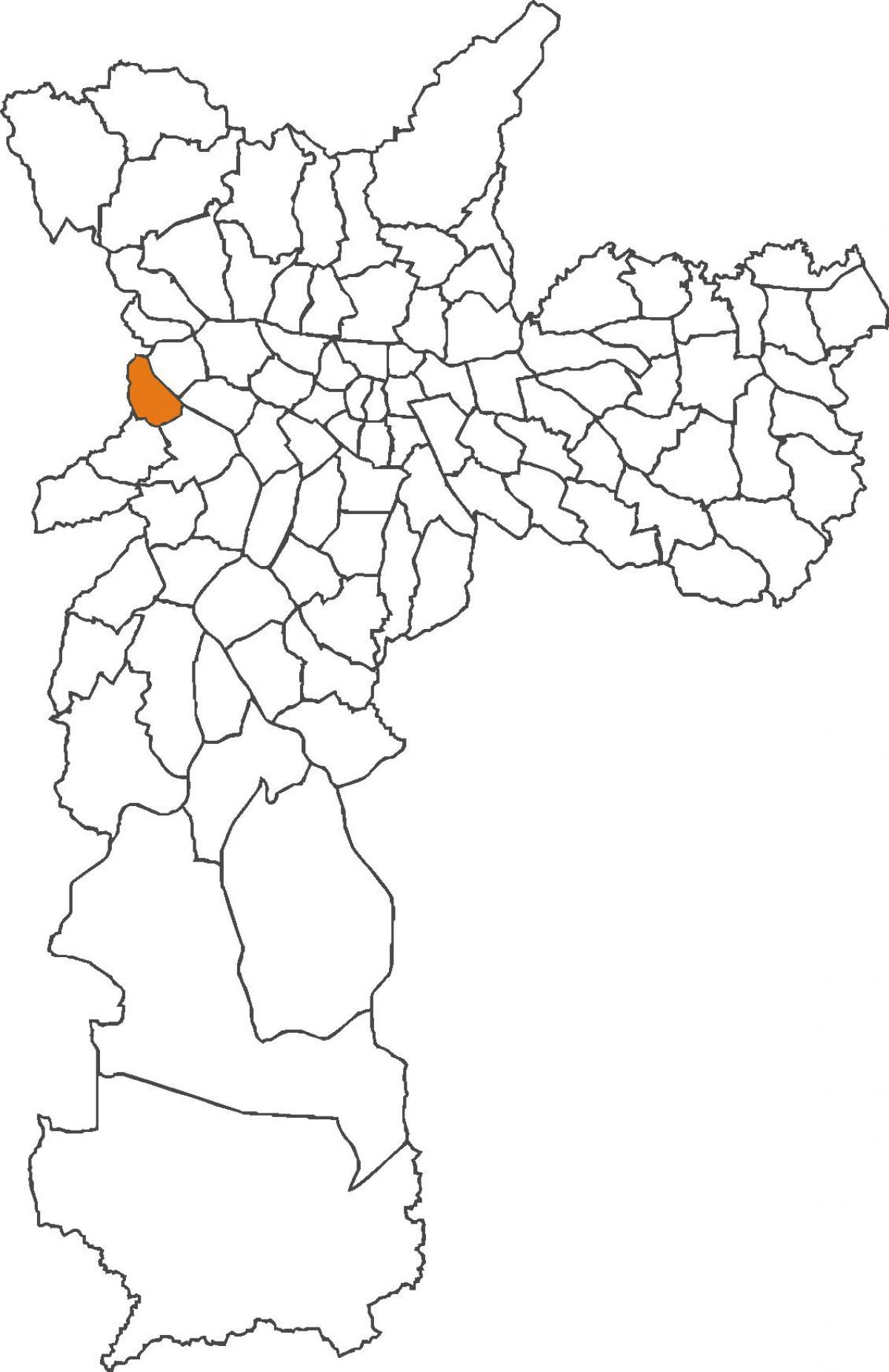 মানচিত্র Jaguaré জেলা