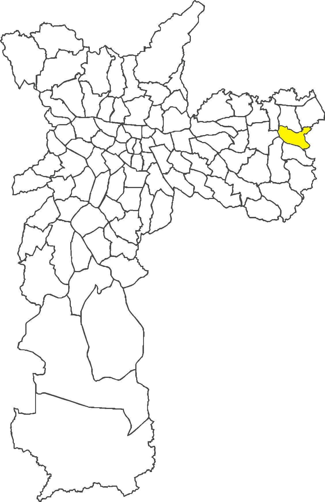 মানচিত্র Lajeado জেলা