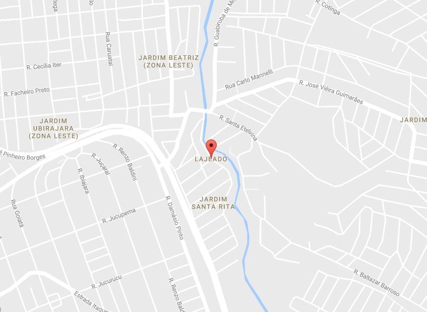 মানচিত্র Lajeado সাও পাওলো