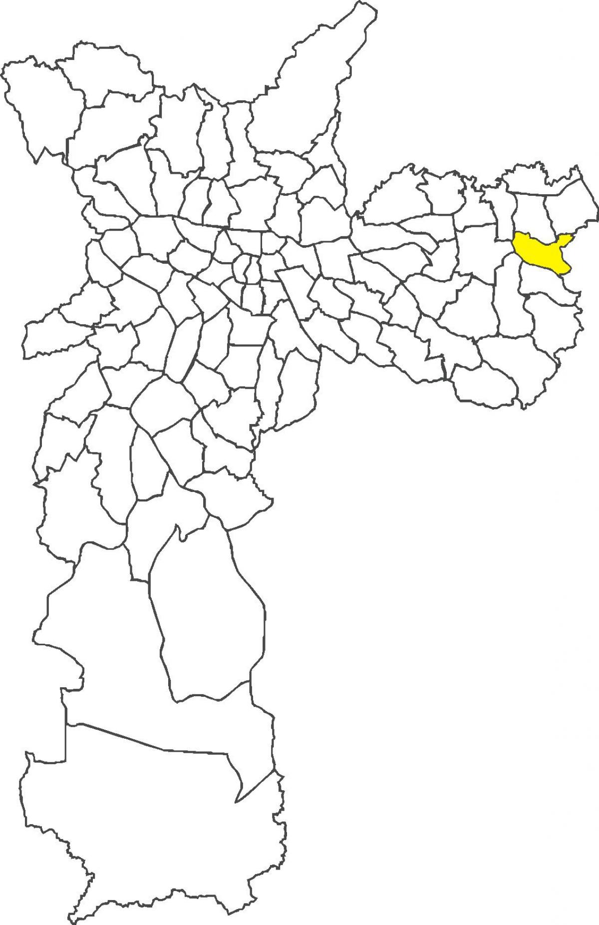 মানচিত্র Lajeado জেলা