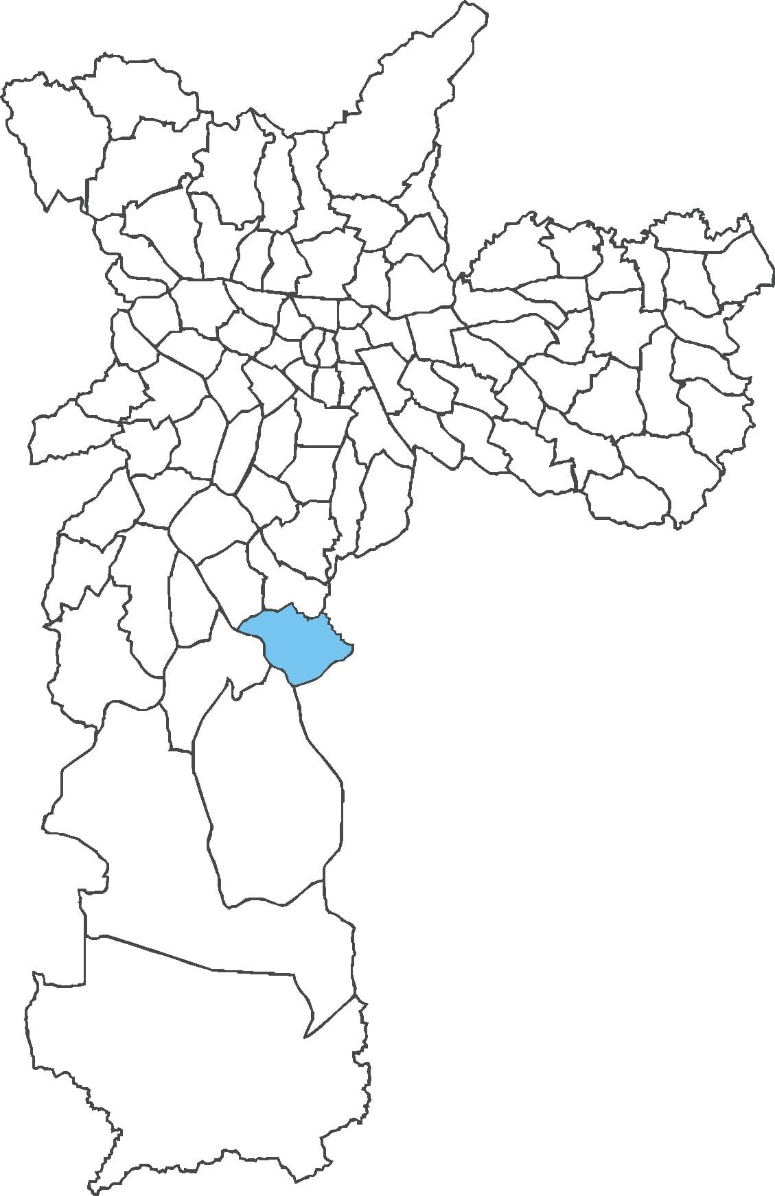 মানচিত্র Pedreira জেলা