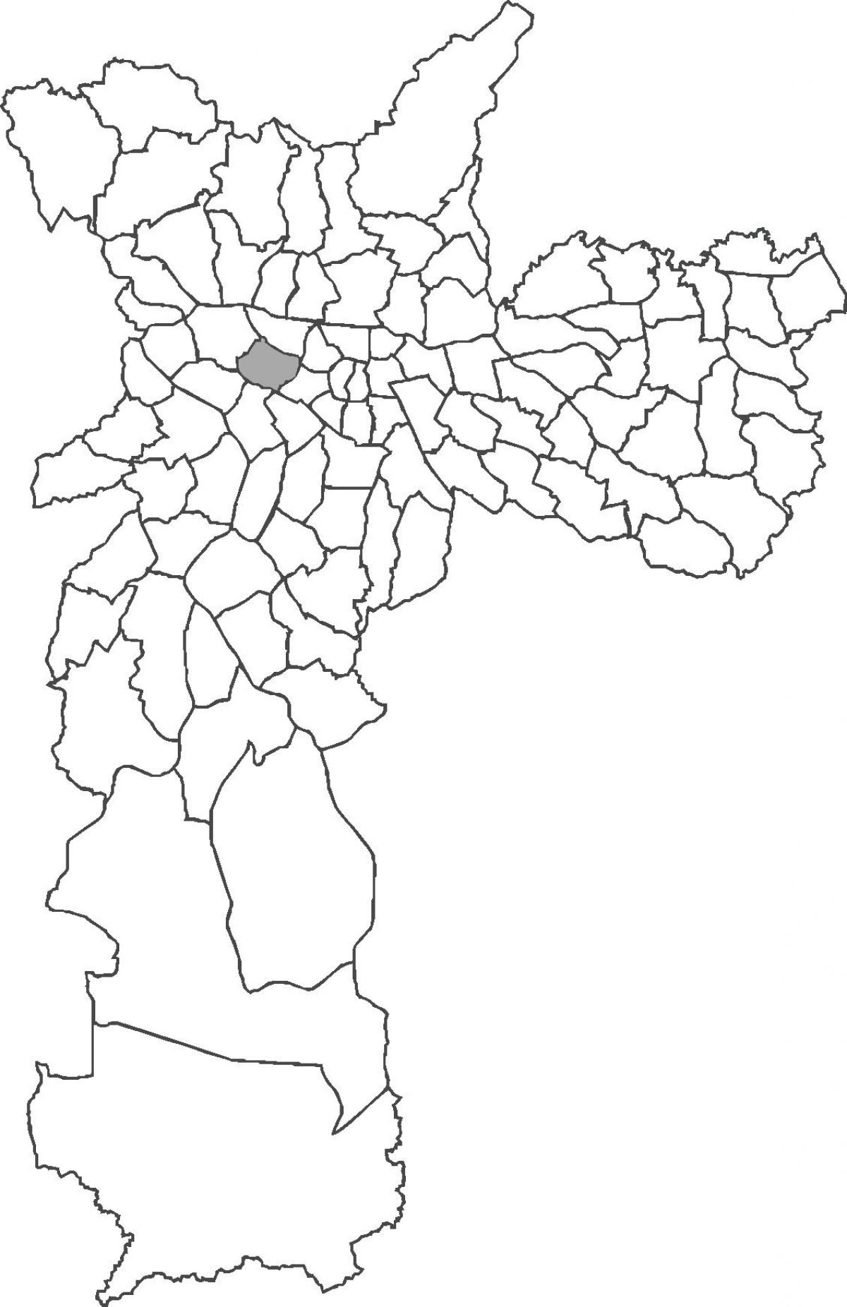 মানচিত্র Perdizes জেলা