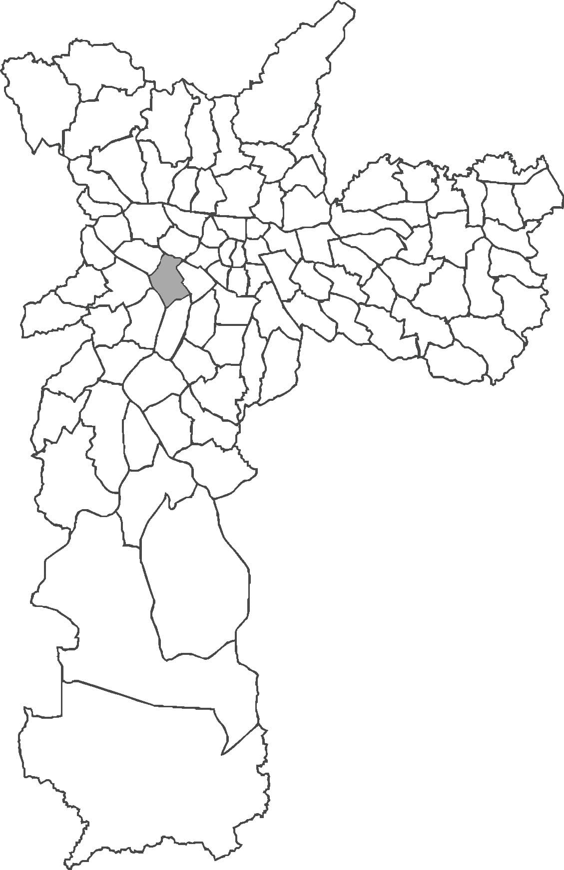 মানচিত্র Pinheiros জেলা