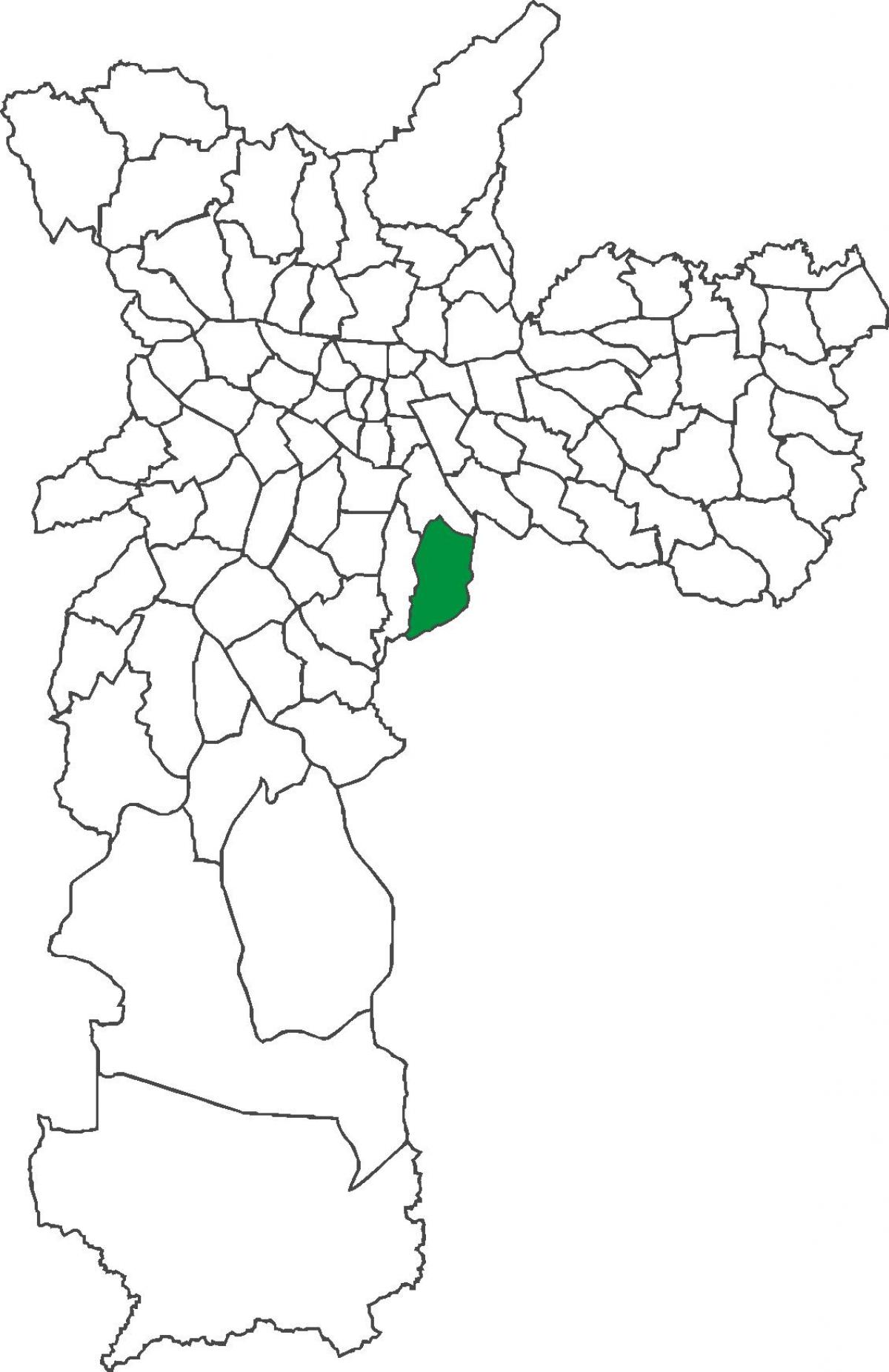 মানচিত্র Sacomã জেলা