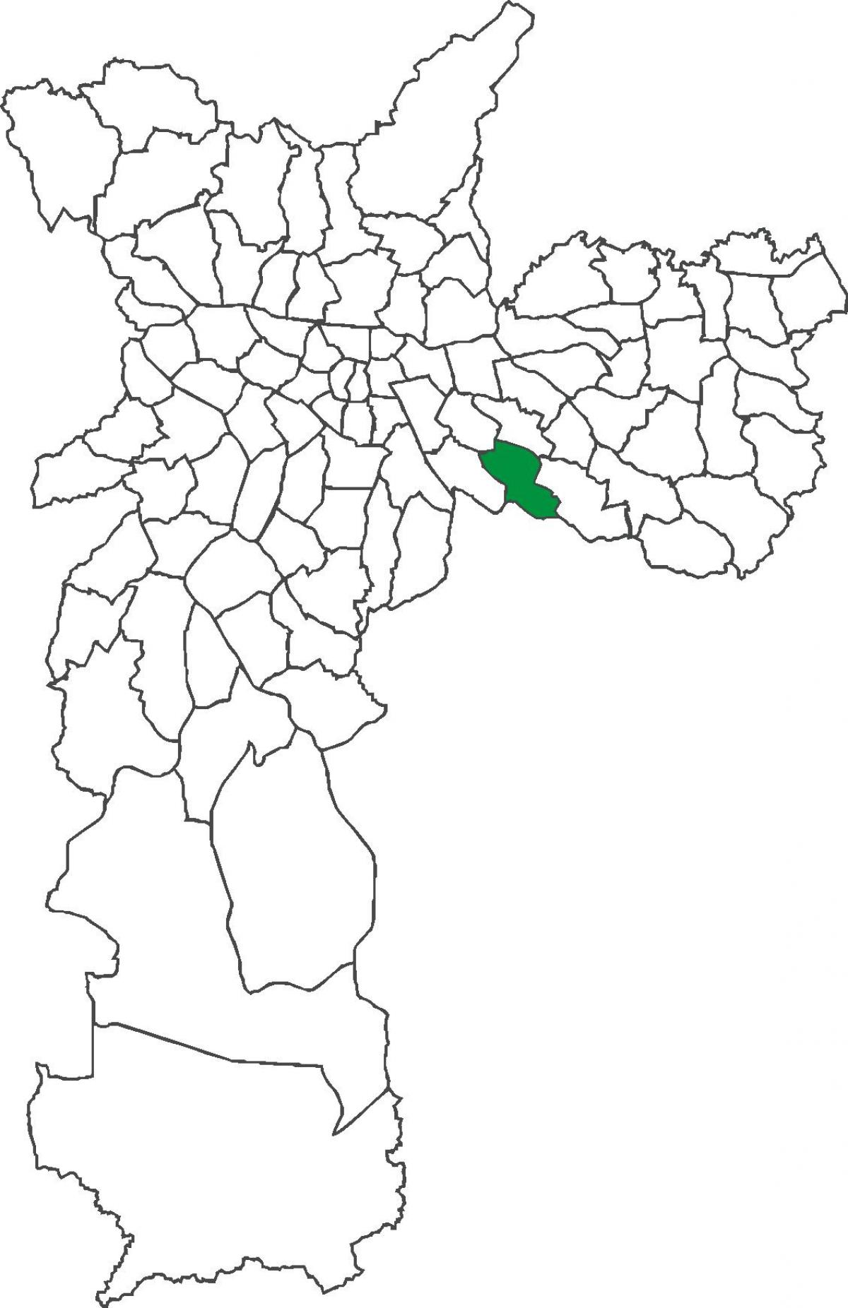 মানচিত্র São Lucas জেলা