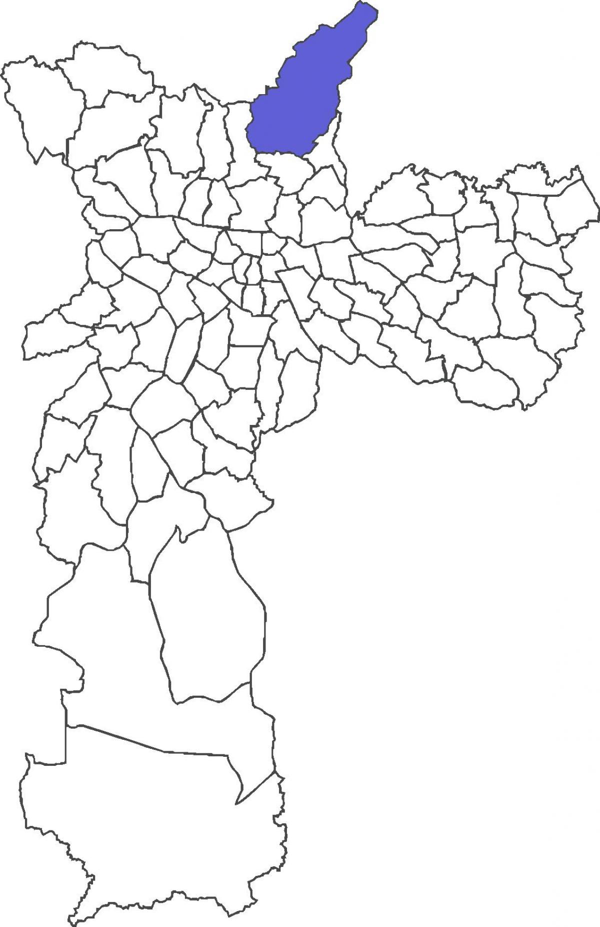 মানচিত্র জেলা Tremembé