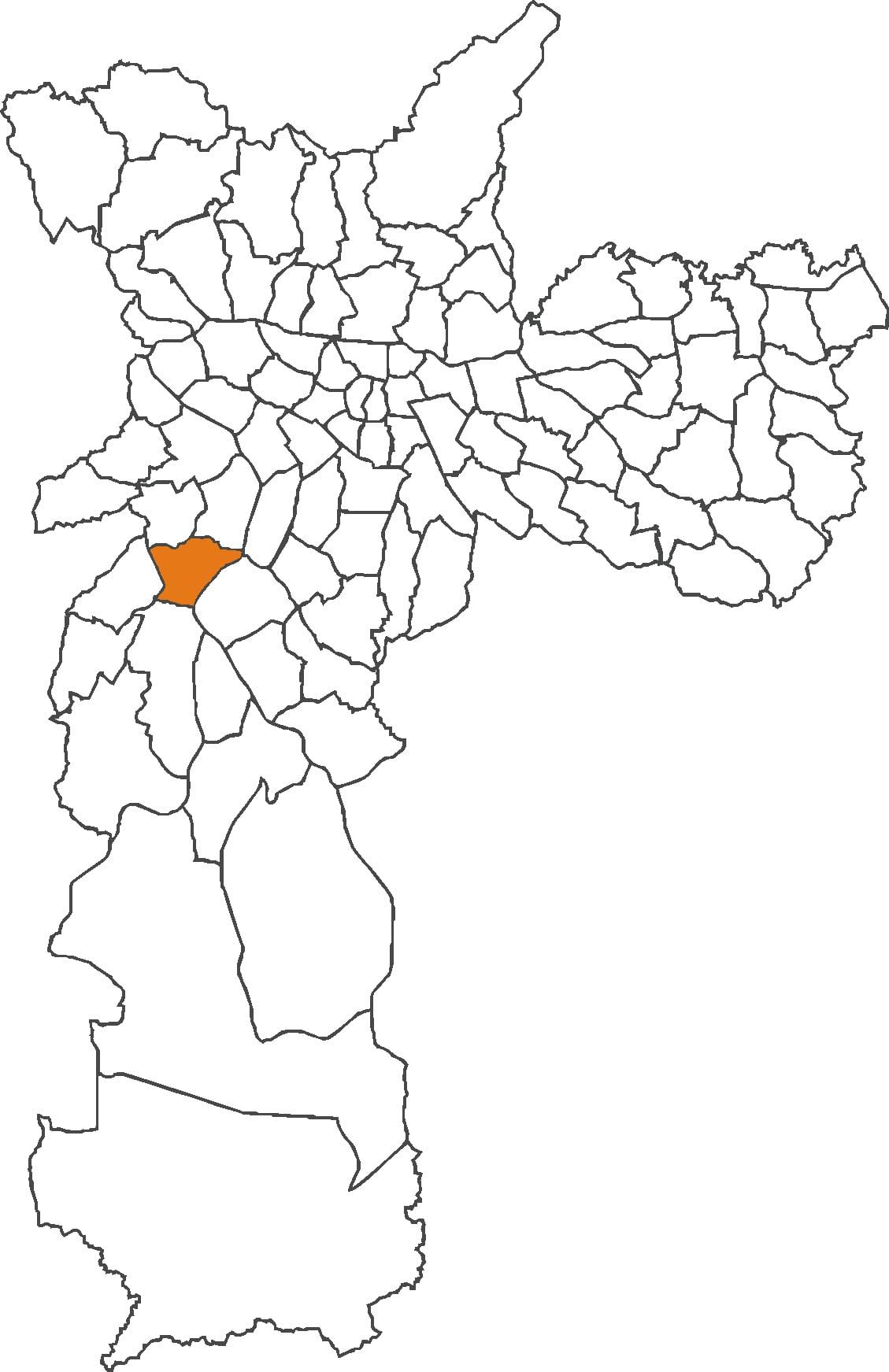 মানচিত্র এর Vila Andrade জেলা