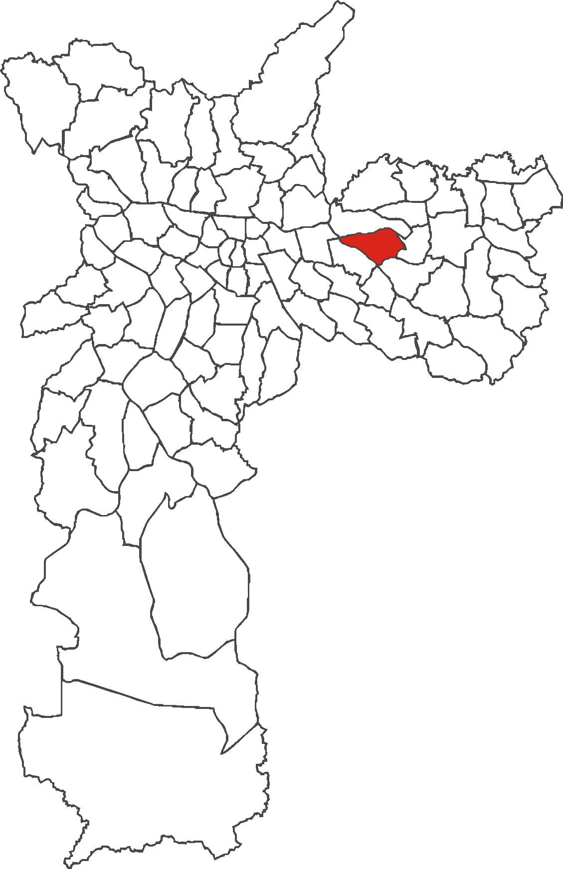 মানচিত্র এর Vila Matilde জেলা