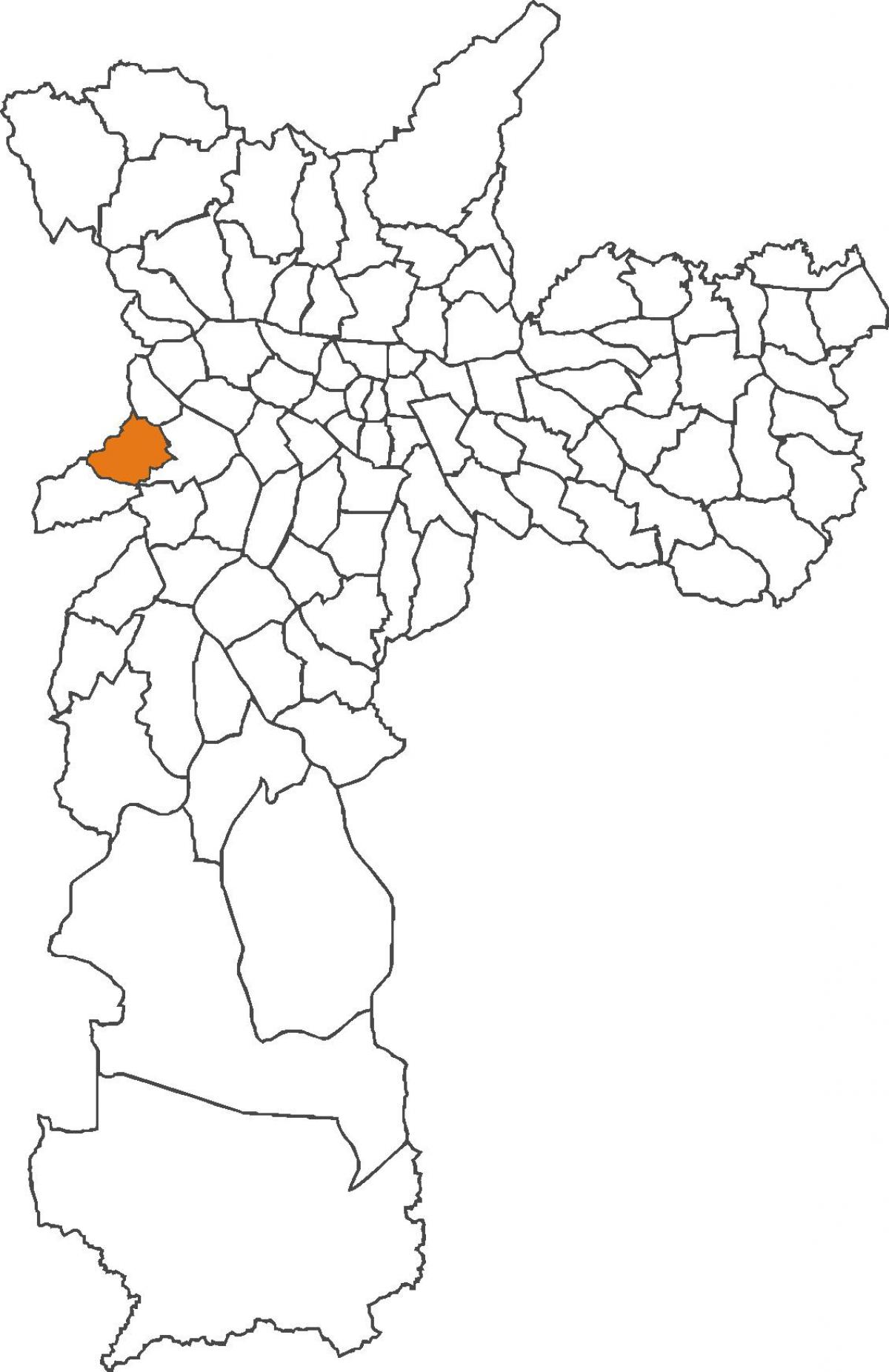 মানচিত্র রিও Pequeno জেলা