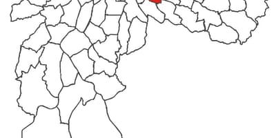 মানচিত্র Água ফলক জেলা