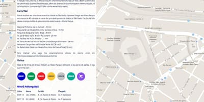 মানচিত্র অ্যাক্সেস আলিয়াঞ্জ Parque