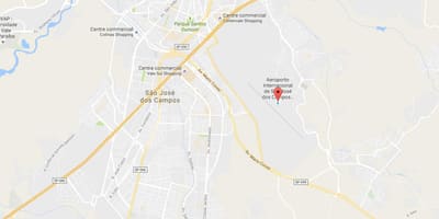মানচিত্র আন্তর্জাতিক বিমানবন্দর, São José dos Campos