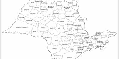 মানচিত্র সাও পাওলো রক্ত - মাইক্রো-অঞ্চল
