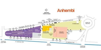 মানচিত্র সাও পাওলো Anhembi