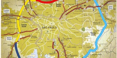 মানচিত্র সাও পাওলো beltway