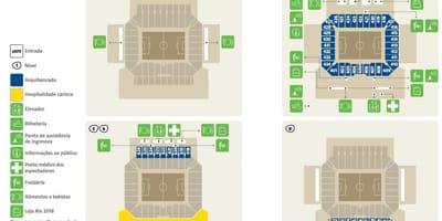 Map of Arena Corinthians
