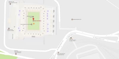 Map of Arena Corinthians - অ্যাক্সেস
