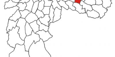 মানচিত্র Aricanduva জেলা