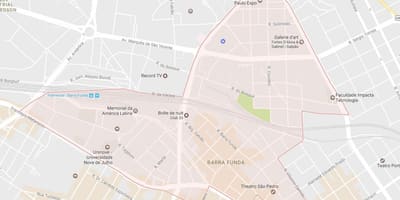 Map of Barra Funda সাও পাওলো