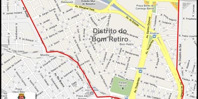 মানচিত্র Bom Retiro সাও পাওলো