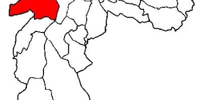 মানচিত্র Butantã উপ-প্রিফেকচার, সাও পাওলো
