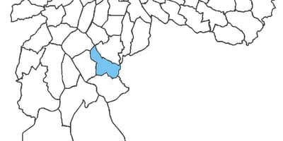 মানচিত্র এর Cidade Ademar জেলা