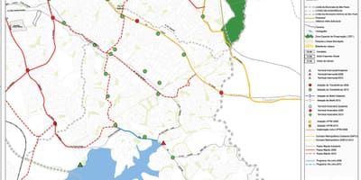 মানচিত্র এর Cidade Ademar সাও পাওলো - পাবলিক transports