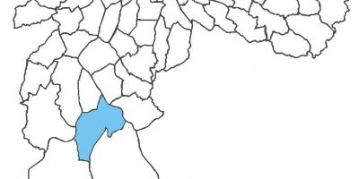 মানচিত্র এর Cidade Dutra জেলা