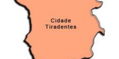 মানচিত্র এর Cidade Tiradentes উপ-প্রিফেকচার