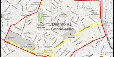 মানচিত্র Consolação সাও পাওলো